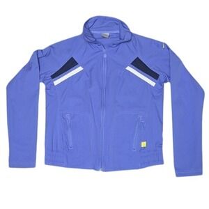 Nike Play Up Track Jacket Lightweight Full Zip Wind Breaker Active Women's Large